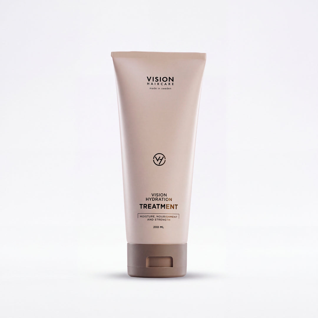Vision Haircare Hydration Treatment Mask 200 ml – återfuktande hårinpackning med hyaluronsyra och aloe vera för torrt hår.