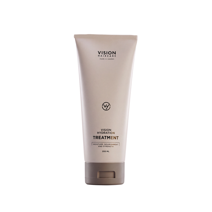 Vision Haircare Hydration Treatment Mask 200 ml – återfuktande hårinpackning med hyaluronsyra och aloe vera för torrt hår.