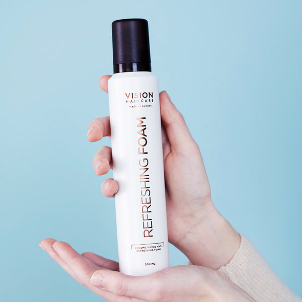 Vision Haircare Refreshing Foam Styling – stylingmousse som ger volym, stadga och lätt känsla